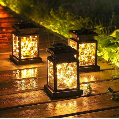 Outdoor Solar Flickering Candle Light-LED Solar Fairy Lights