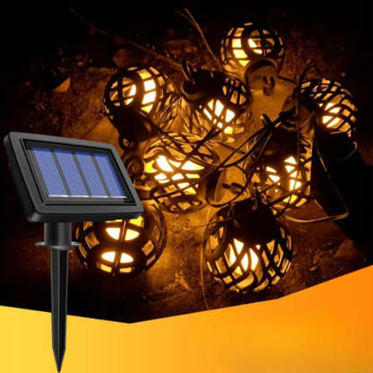 Solar Flame Ball Lamp LED-LED Solar Fairy Lights