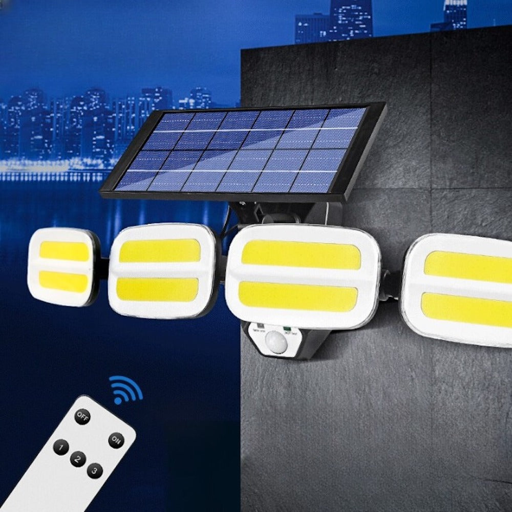 Four Head Solar Wide Angle Lamp-LED Solar Fairy Lights