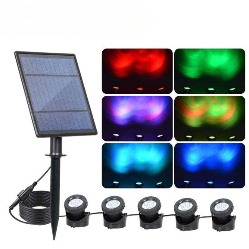 1-To-5 Outdoor Solar Underwater Lights-LED Solar Fairy Lights