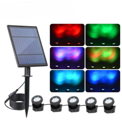1-To-5 Outdoor Solar Underwater Lights-LED Solar Fairy Lights