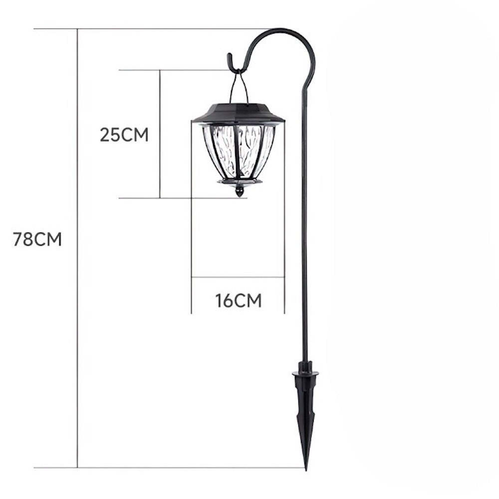 Water Wave Solar LED Wall Lamps-LED Solar Fairy Lights