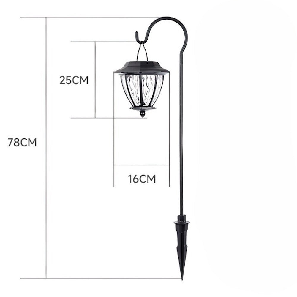 Solar LED Wall Water Wave Style Lamps-LED Solar Fairy Lights