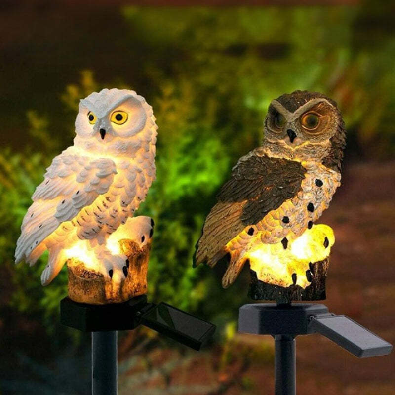 LED Solar Owl Decorative Light-LED Solar Fairy Lights