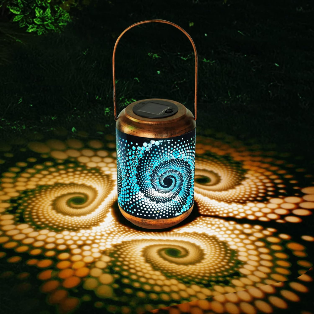 Dragonfly Metal Solar Garden Lantern
