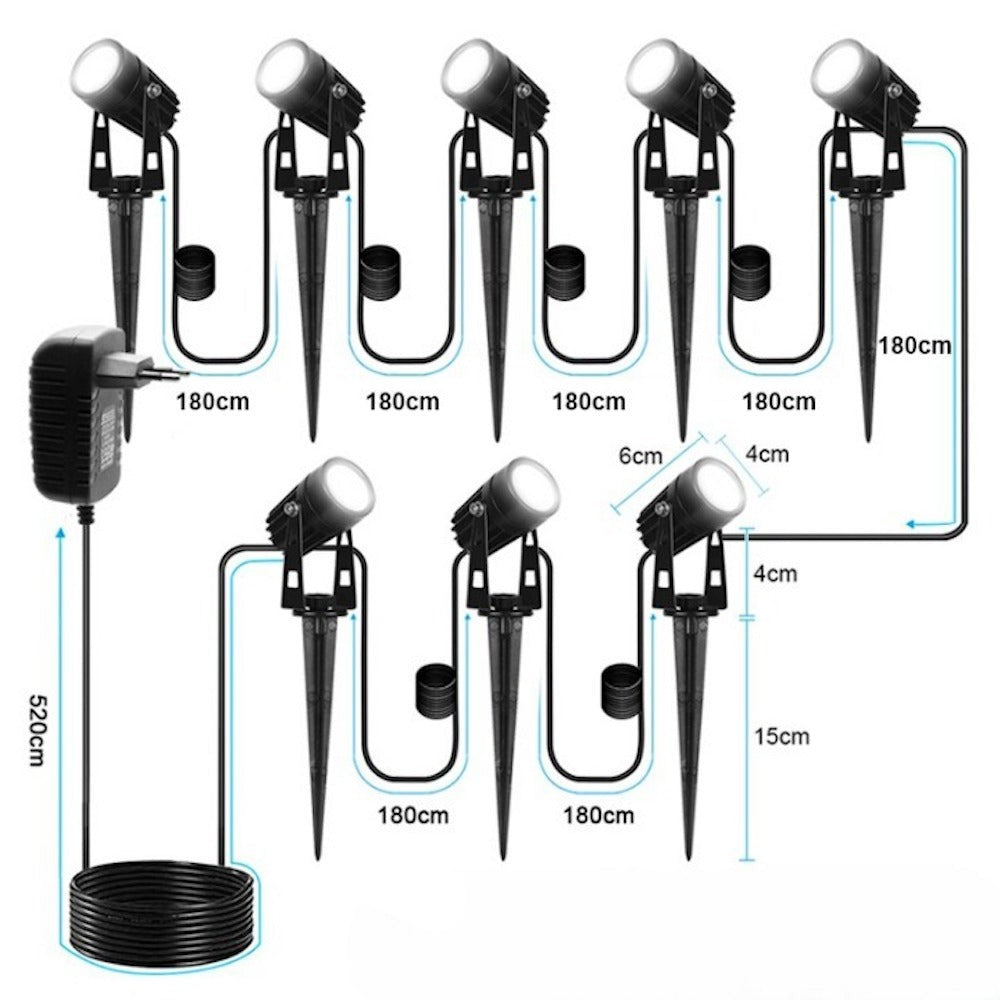 Decorative Outdoor 12V Lawn Lamp-LED Solar Fairy Lights