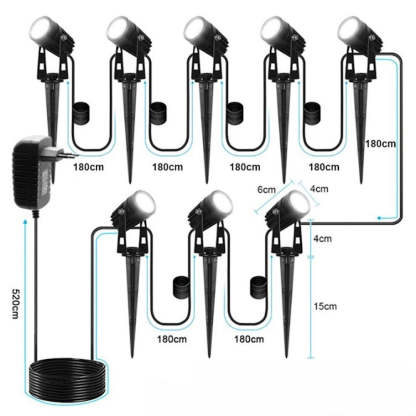 Decorative Outdoor 12V Lawn Lamp-LED Solar Fairy Lights