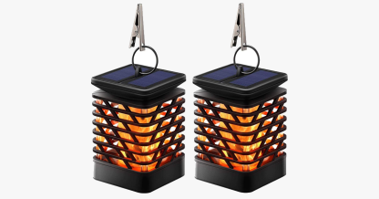 Solar Flame Flicking Lamp Lantern-LED Solar Fairy Lights