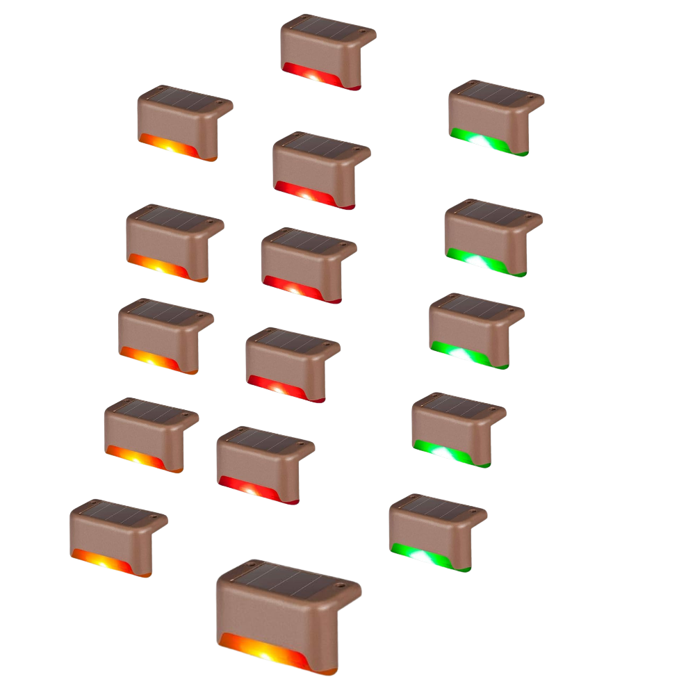 Multicolor Solar Outdoor Deck Lights