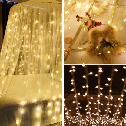 LED Curtain String Light-LED Solar Fairy Lights