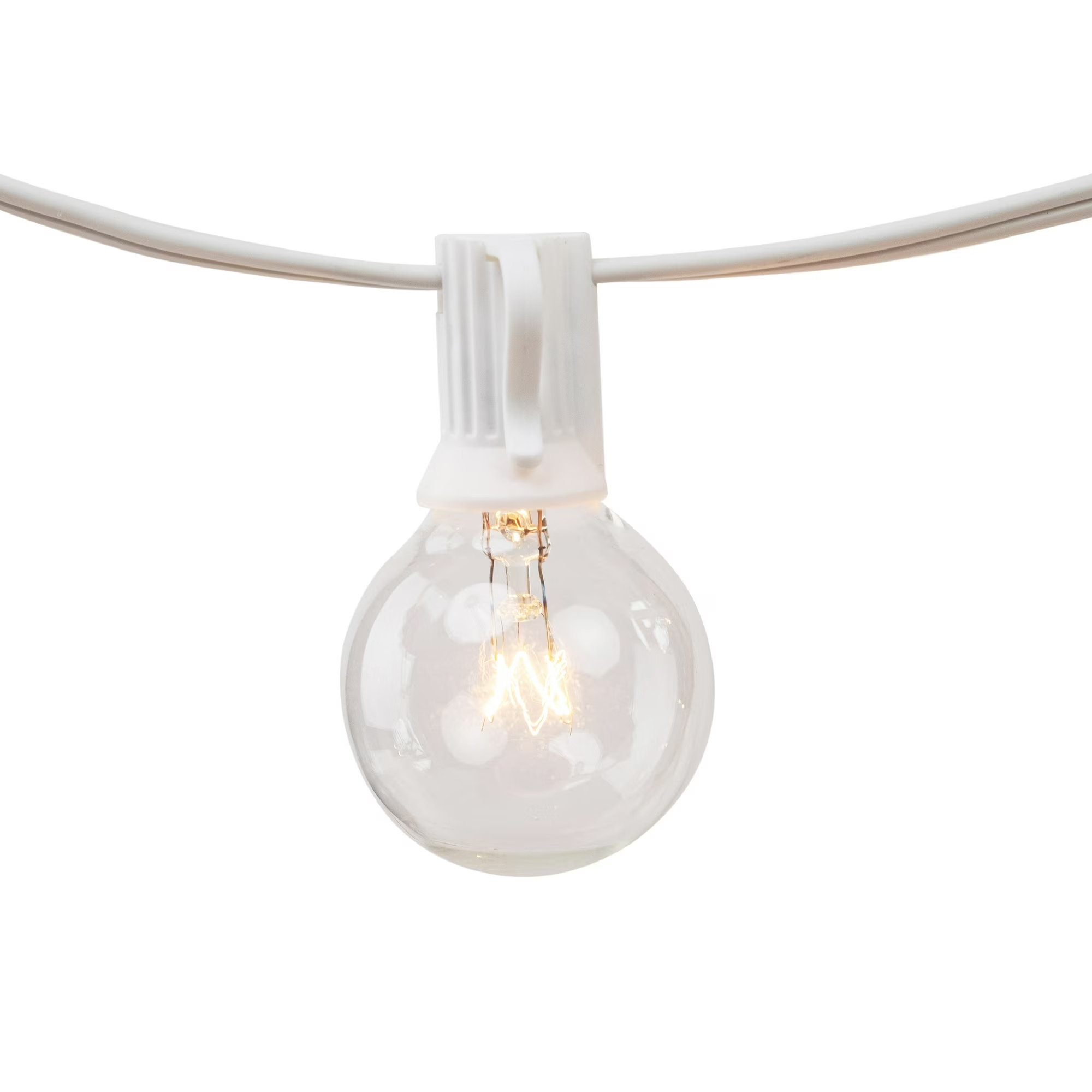 20 Light Outdoor Indoor 20 Feet Plug in Globe Bulb String Light