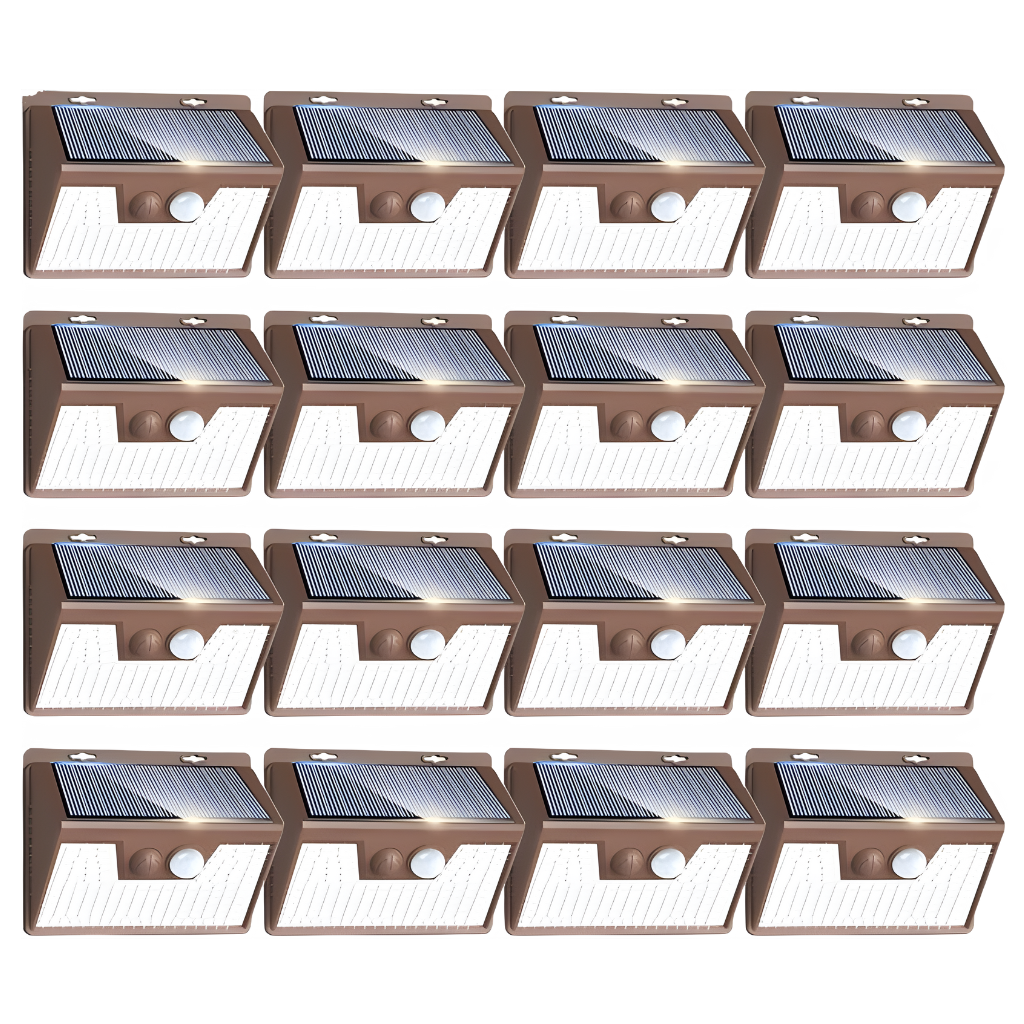 140 LED Solar Powered Waterproof Fence Light