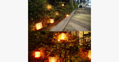 Solar Flame Flicking Lamp Lantern-LED Solar Fairy Lights