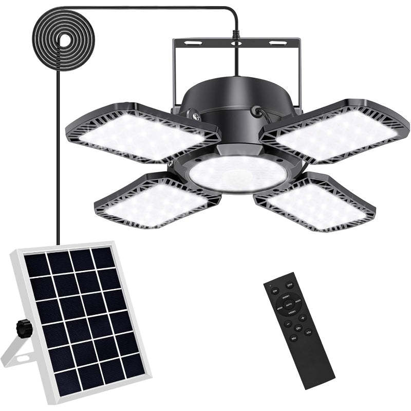 176 LED Motion Sensor Pendant Solar Shed Light With Remote Control-LED Solar Fairy Lights