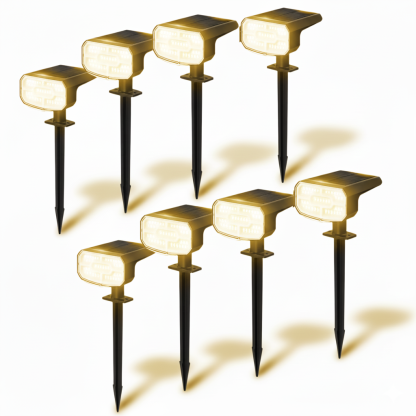 Solar Spot Lights Outdoor Waterproof 4 Pack