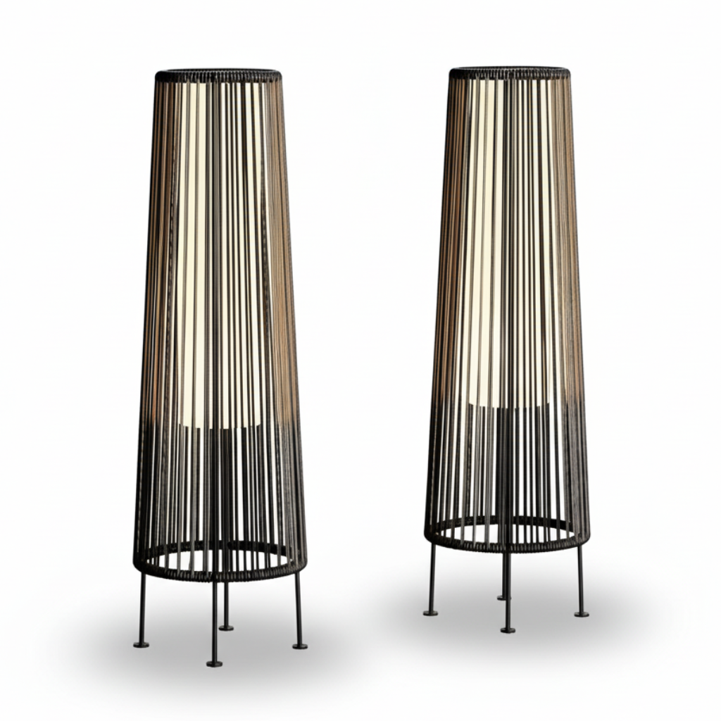 Pack Of 2 Grand Patio Outdoor Floor Solar Light