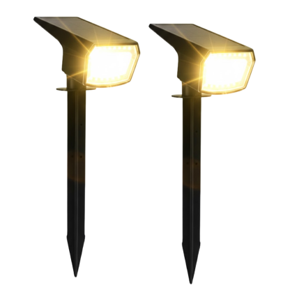 Solar Spot Lights Outdoor Waterproof Landscape Lighting Set