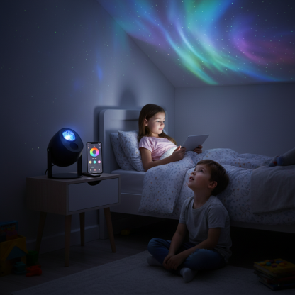 Star Light Projector With Aurora Effects