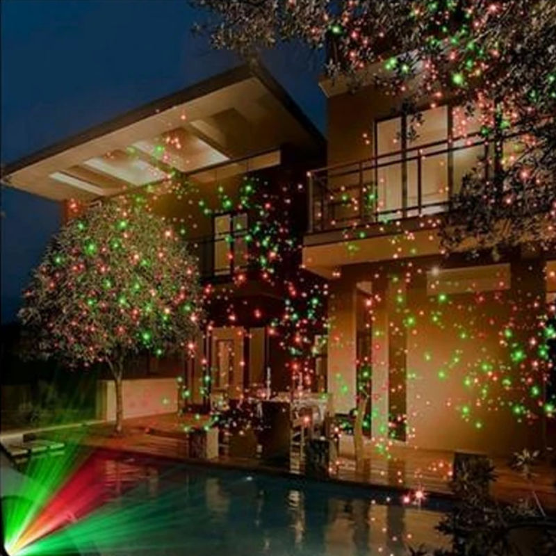 Outdoor Laser Fairy Light Projection - Festive Holiday Decoration-LED Solar Fairy Lights
