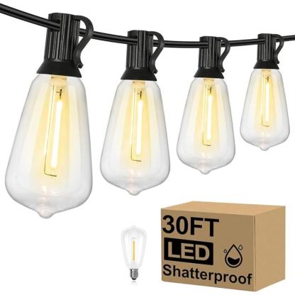 Weatherproof And Shatterproof String Lights For Patio-LED Solar Fairy Lights