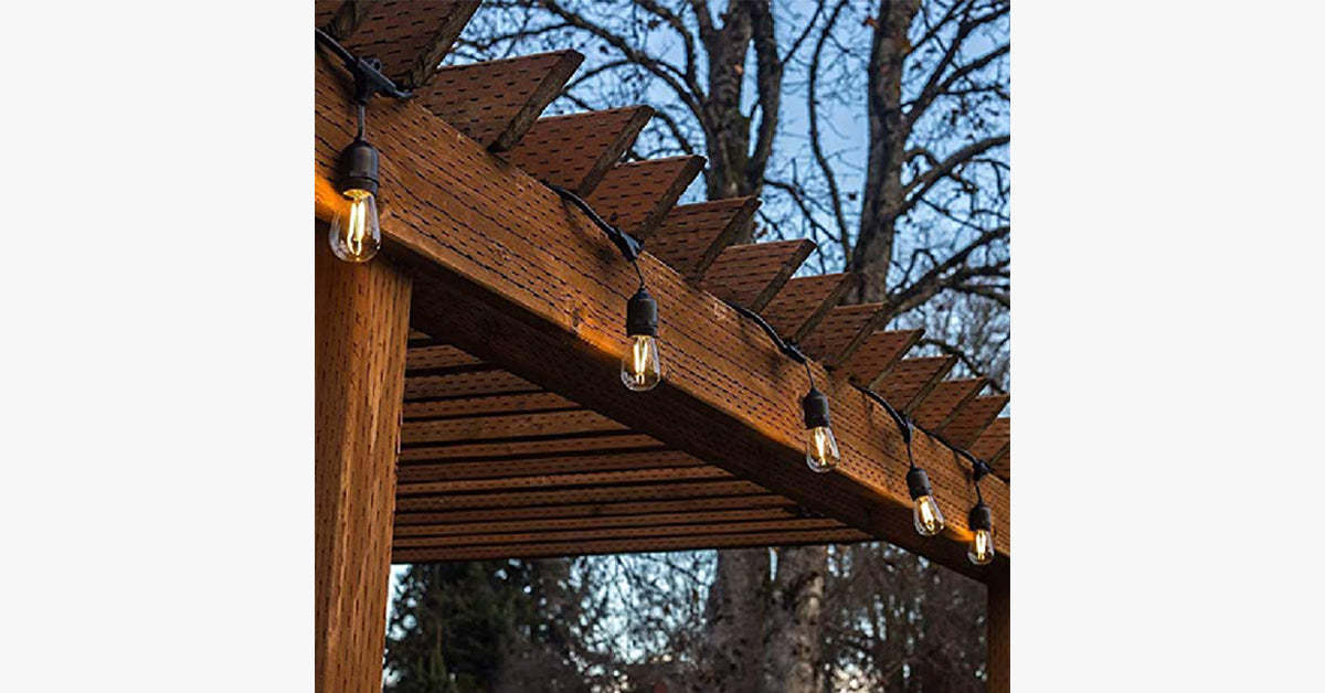 Waterproof Outdoor Vintage Lights-LED Solar Fairy Lights