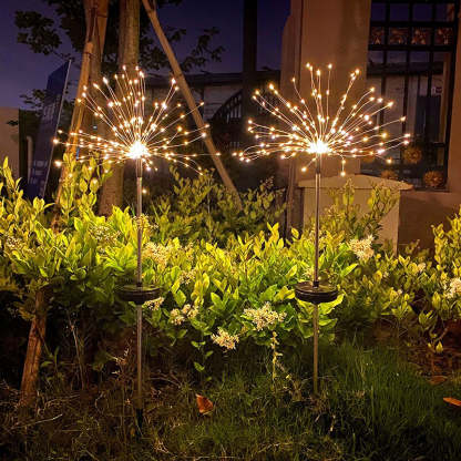 Outdoor Lawn Firework Light-LED Solar Fairy Lights