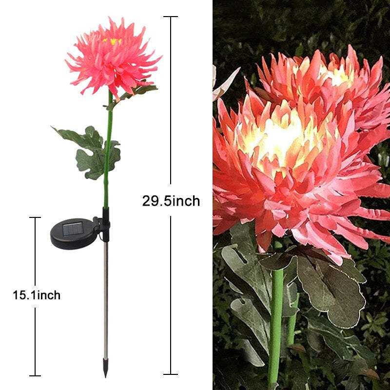 Outdoor Garden Flower Light-LED Solar Fairy Lights