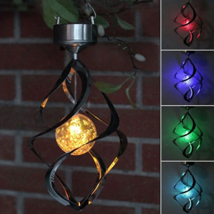 Colorful Solar-Powered LED Wind Chime Light - Eco-Friendly Outdoor Decoration-LED Solar Fairy Lights