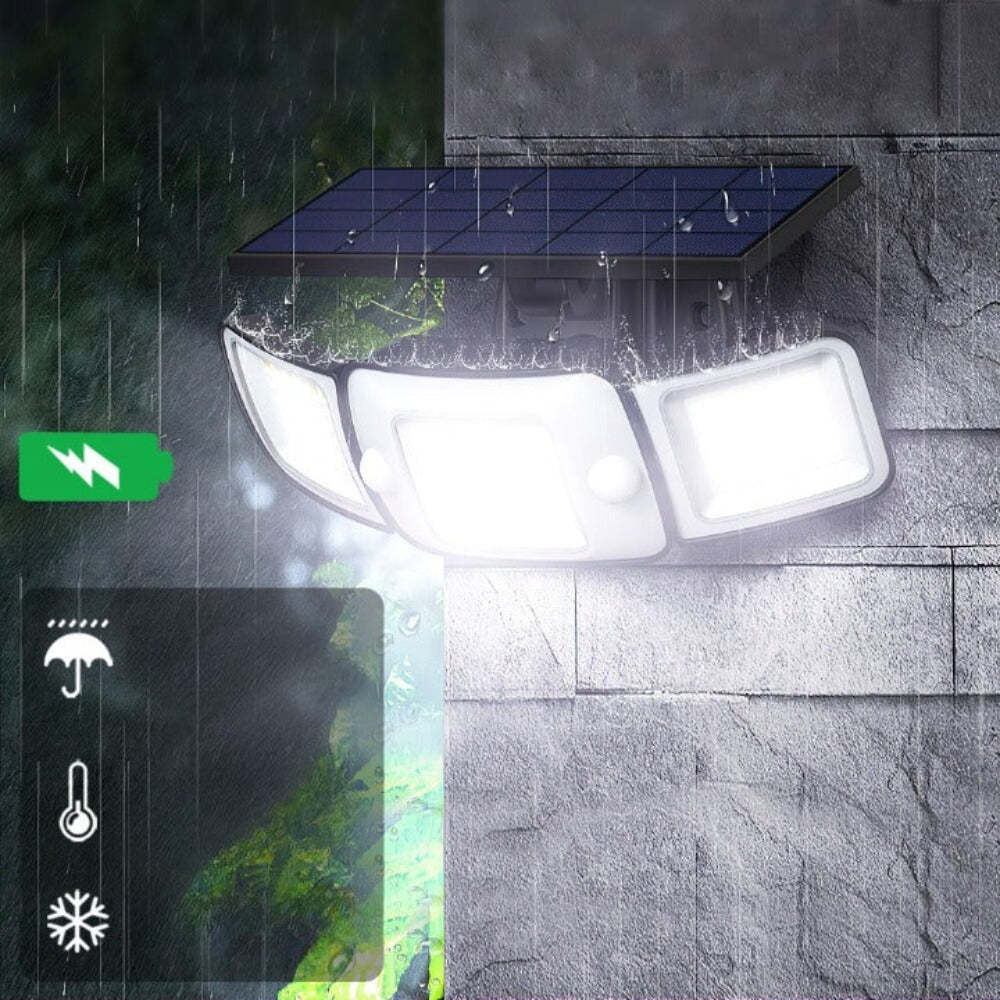 Large Solar Panel LED Wall Lamp-LED Solar Fairy Lights