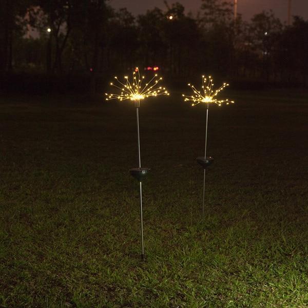 LED Solar Dandelion Lights-LED Solar Fairy Lights