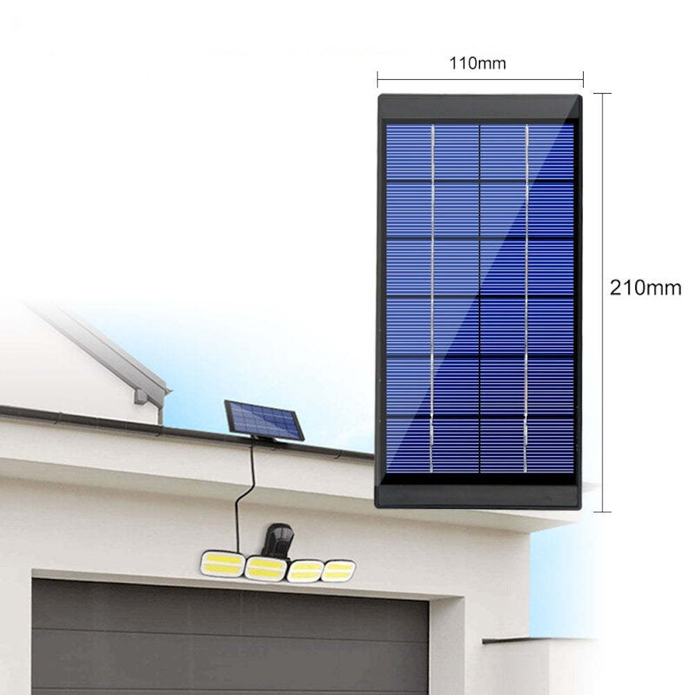 Four Head Solar Wide Angle Lamp-LED Solar Fairy Lights