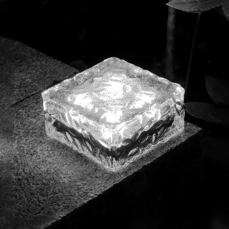 LED Ice Cube Brick Lights For Garden-LED Solar Fairy Lights