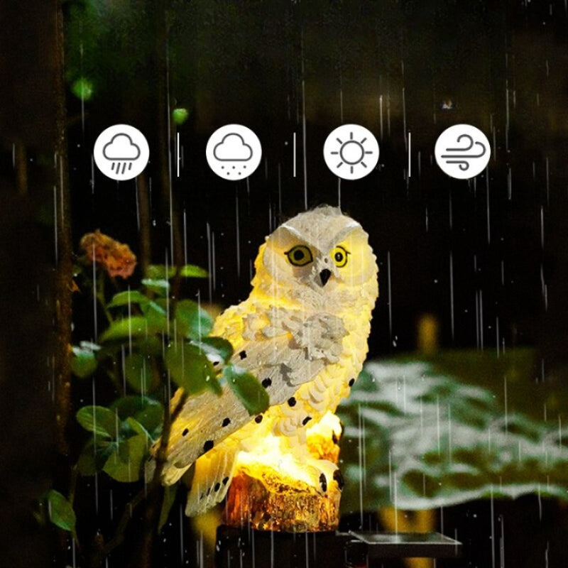 LED Solar Owl Decorative Light-LED Solar Fairy Lights
