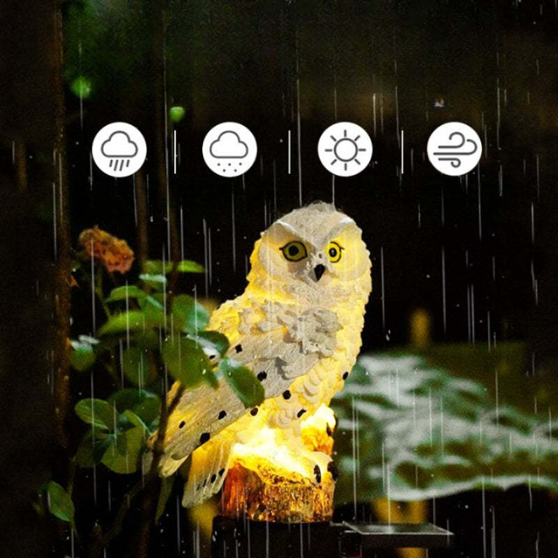LED Solar Owl Decorative Light-LED Solar Fairy Lights