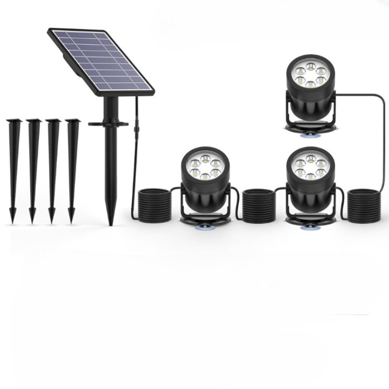 1 TO 4  Solar LED Underwater Pond Lights-LED Solar Fairy Lights