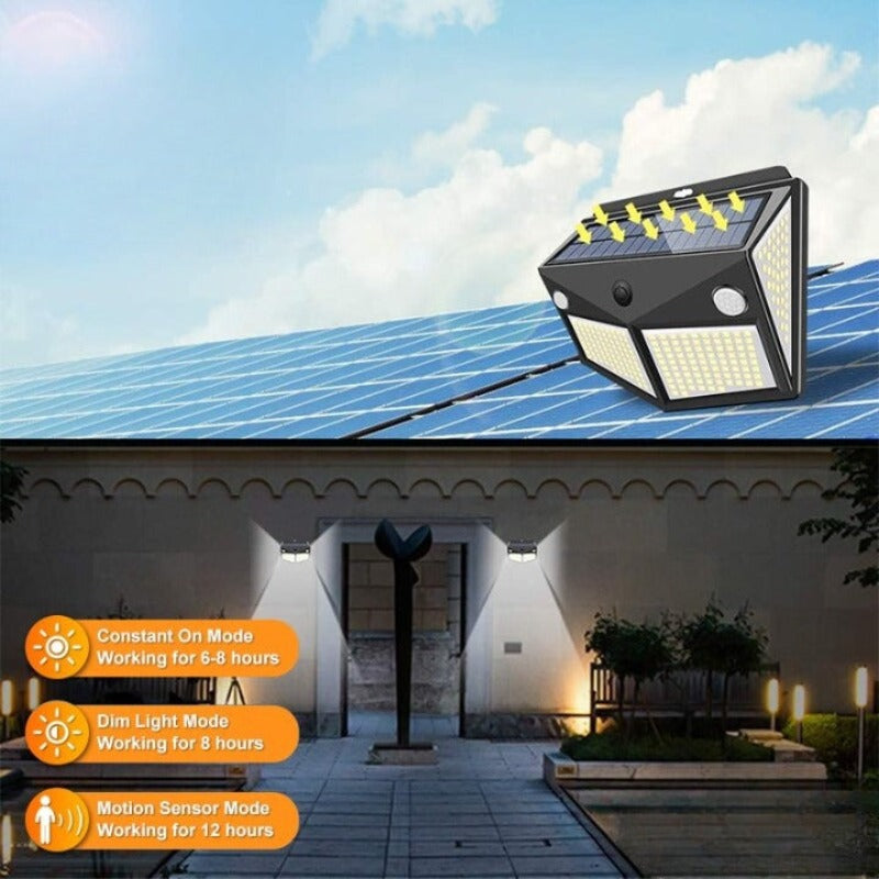 Night Light for Courtyard Garage-LED Solar Fairy Lights