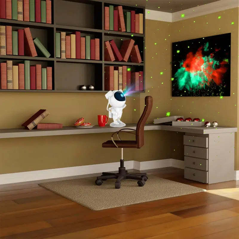 Astronaut Galaxy Projector Multiple Modes Galaxy Night Light With Remote Control-LED Solar Fairy Lights