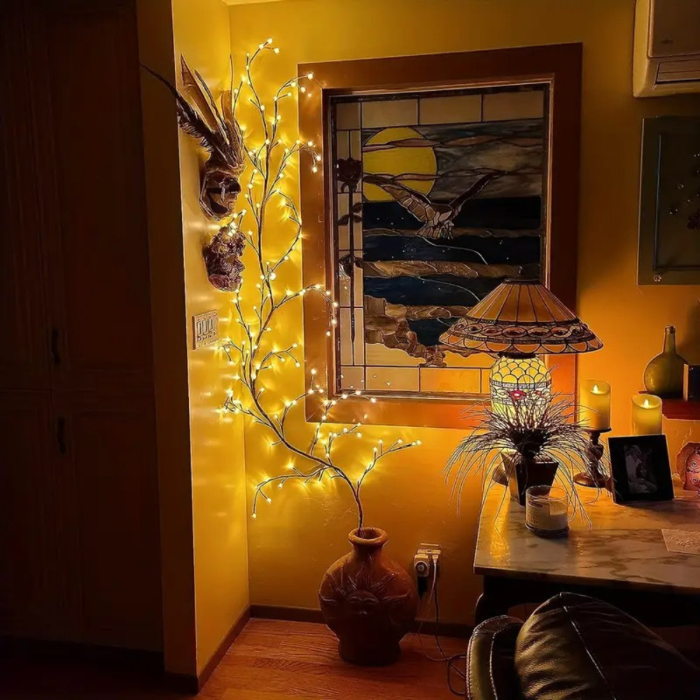 Bendable LED Willow Vine String Lights