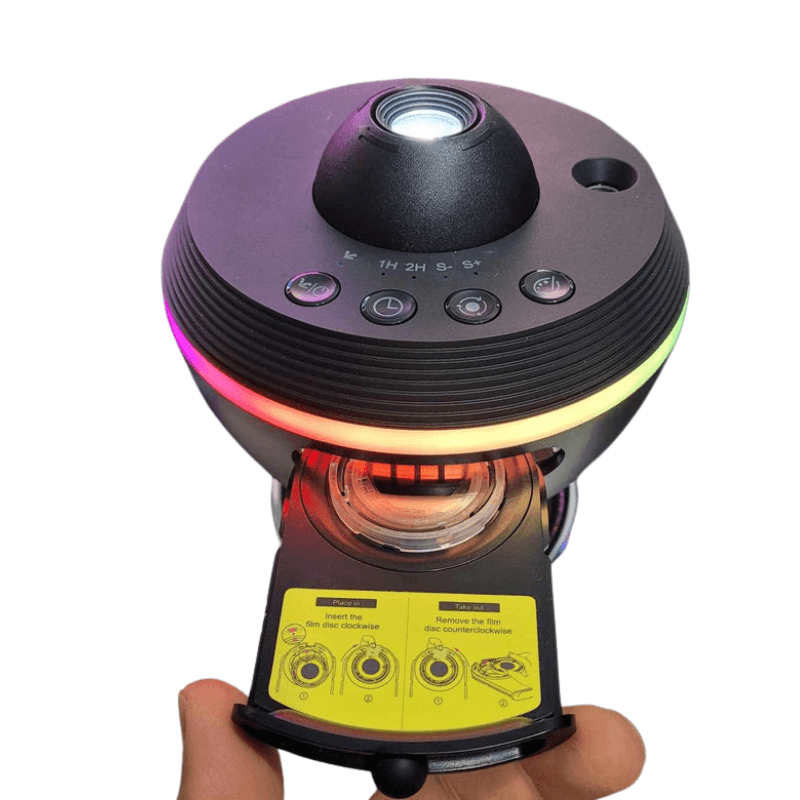 Cosmic Galaxy Projector - Solar Flame Torch