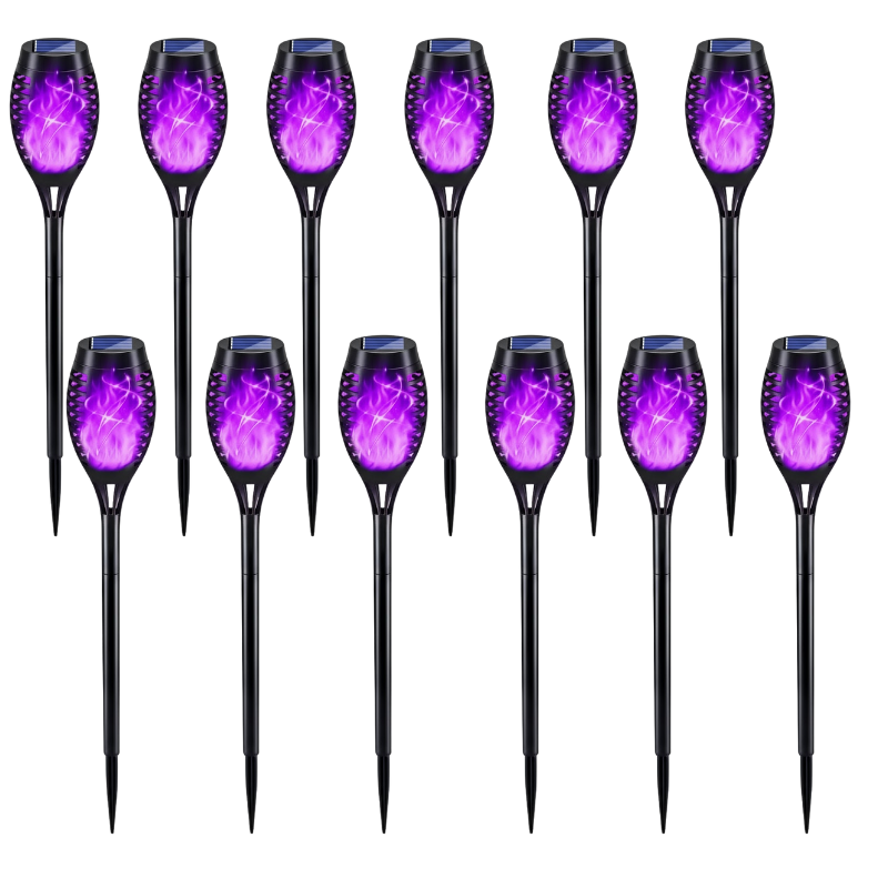 Solar Torch Lights For Outdoor Halloween Yard Decor