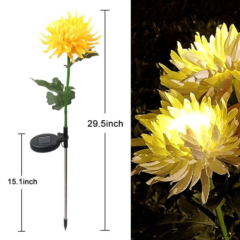 Outdoor Garden Flower Light-LED Solar Fairy Lights