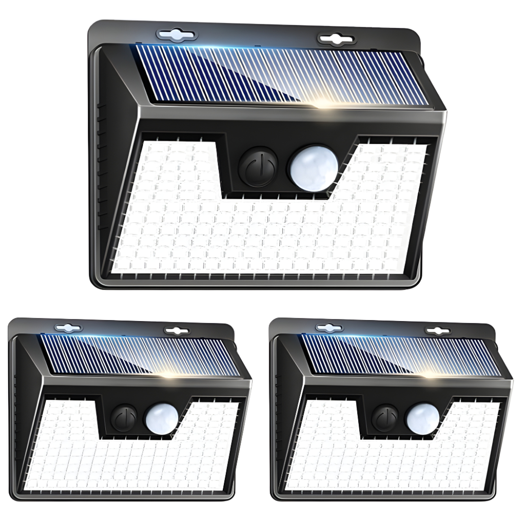 140 LED Solar Powered Waterproof Fence Light