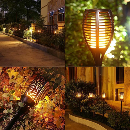 Solar Flame Flickering Lamp Torch-LED Solar Fairy Lights