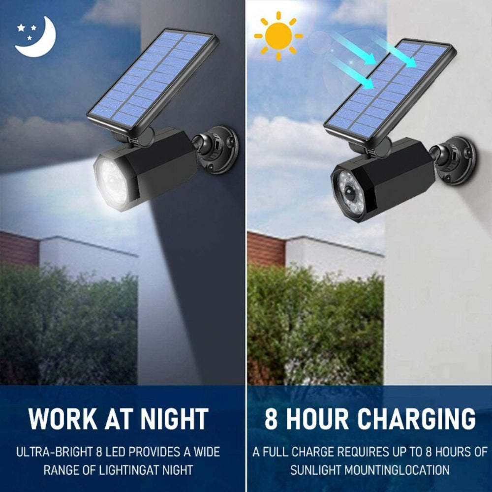Analog Monitor Solar Rotatable Wall Lamp-LED Solar Fairy Lights
