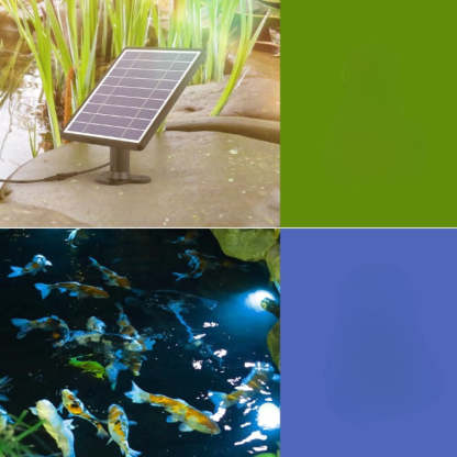 1 TO 4  Solar LED Underwater Pond Lights-LED Solar Fairy Lights