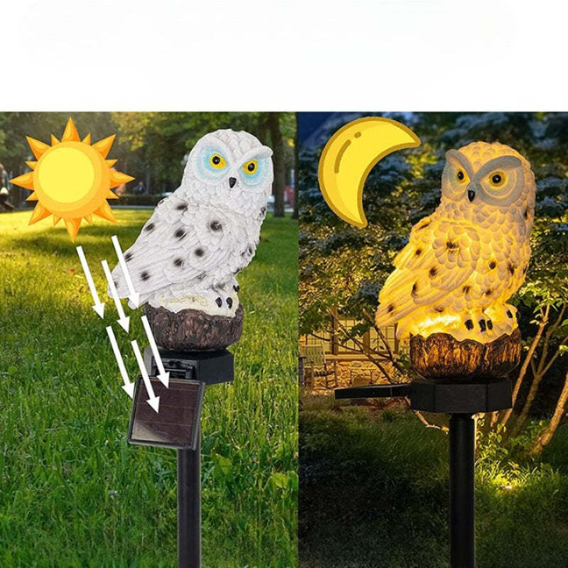LED Solar Owl Decorative Light-LED Solar Fairy Lights