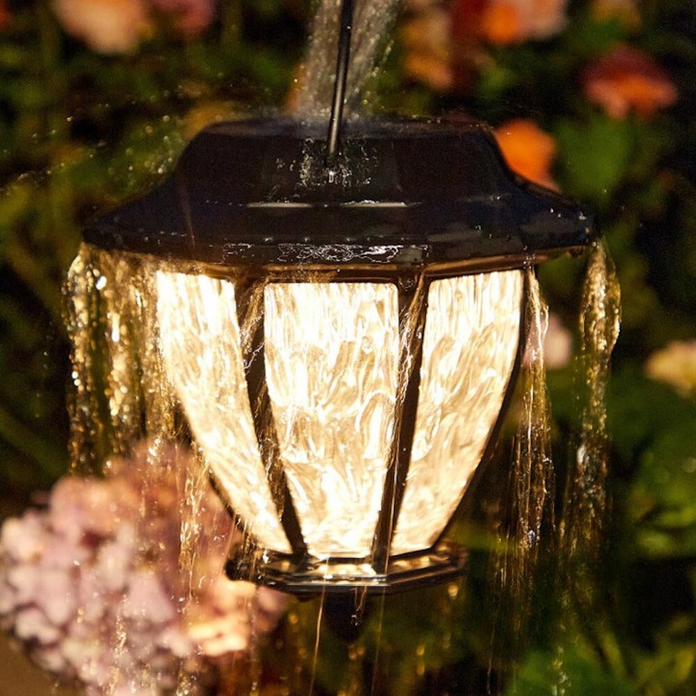 Water Wave Solar LED Wall Lamps-LED Solar Fairy Lights