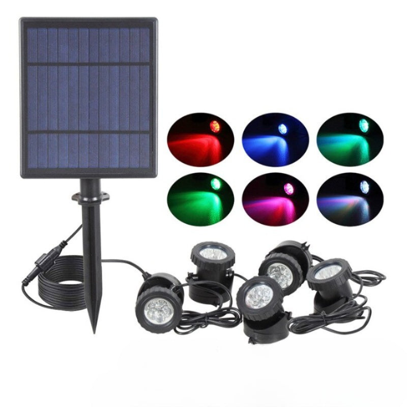 1-To-5 Outdoor Solar Underwater Lights-LED Solar Fairy Lights
