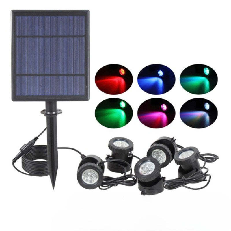 1-To-5 Outdoor Solar Underwater Lights-LED Solar Fairy Lights