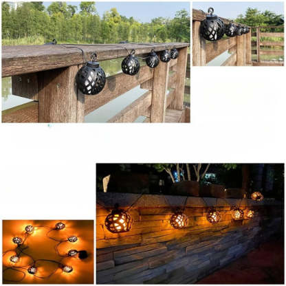 Solar Flame Ball Lamp LED-LED Solar Fairy Lights